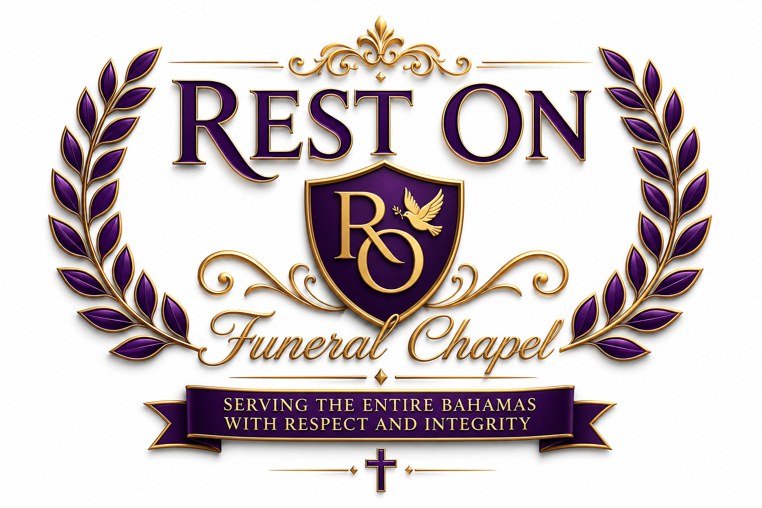 REST ON Funeral Chapel logo